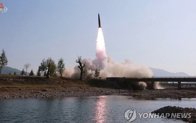 Triều Tiên thông báo phóng vũ khí dẫn đường chiến thuật mới