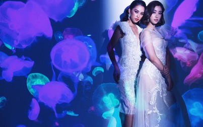 Đỗ Mỹ Linh và Tiểu Vy hóa "nữ thần biển cả" trong bộ sưu tập mới của NTK Lê Ngọc Lâm