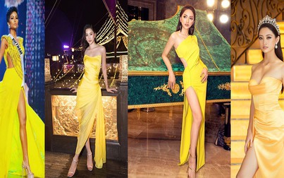 'Điêu đứng' khi nhìn dàn hậu đình đám Việt Nam trong váy áo sắc vàng