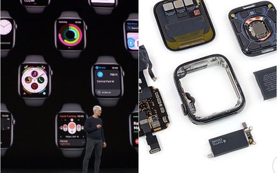 “Mổ bụng” Apple Watch Series 5, không khác mấy so với Series 4