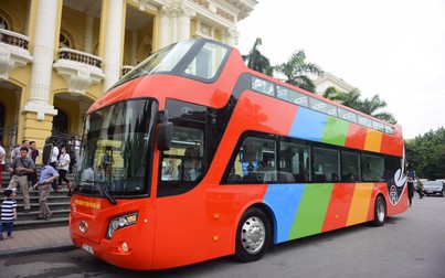 TP.HCM sử dụng xe buýt hai tầng thoáng nóc chở khách du lịch