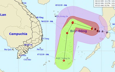 Bão Kammuri trở thành bão số 7 đổ bộ vào biển Đông