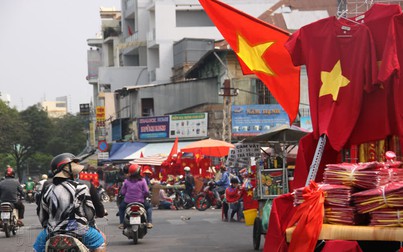Không khí đường phố Sài Gòn trước giờ tuyển U22 Việt Nam vào trận chung kết