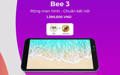 Smartphone giá rẻ Vsmart Bee chỉ 1,39 triệu đồng