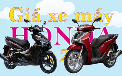 Giá xe máy Honda tháng 2/2020: Winner X giảm, SH tăng
