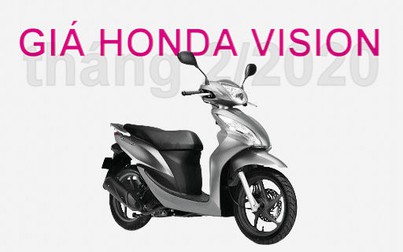 Giá xe máy Honda Vision tháng 2/2020: Giữ nguyên với nhiều phiên bản màu mới