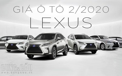 Giá ô tô Lexus tháng 2/2020: LS 500 từ 7 tỷ đồng