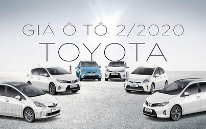Giá ô tô Toyota tháng 2/2020: Wigo chỉ từ 345 triệu đồng