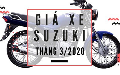Giá xe máy Suzuki tháng 3/2020: Giá Suzuki GD110 hút người trẻ