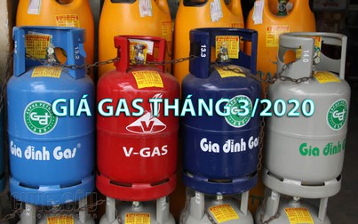 Giá gas tiếp tục giảm sâu, xuống 346.000 đồng/bình 12kg trong tháng 3/2020
