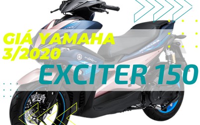 Giá xe máy Yamaha Exciter tháng 3/2020: Thấp hơn giá đề xuất