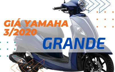 Giá xe máy Yamaha Grande tháng 3/2020: Thấp nhất 40,5 triệu đồng