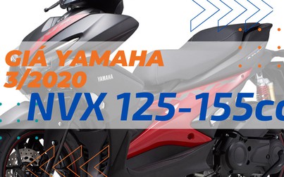 Giá xe máy Yamaha NVX tháng 3/2020: Bản 125cc dưới 40 triệu đồng