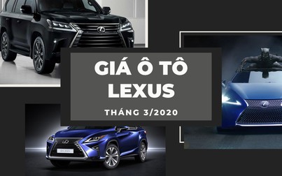 Giá ô tô Lexus tháng 3/2020: RX 200t trên 3 tỷ đồng