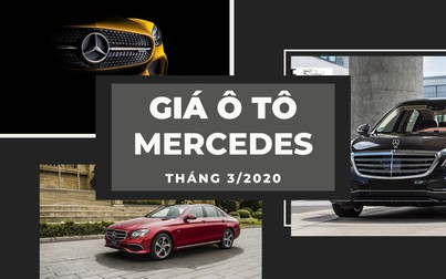 Giá ô tô Mercedes tháng 3/2020: Ổn định