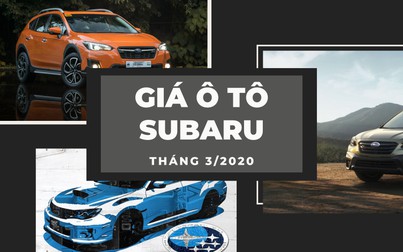 Giá ô tô Subaru tháng 3/2020: SUV Outback từ 1,74 tỷ đồng