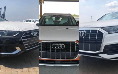 Dàn xe sang Audi lộ hình ảnh tại cảng, hứa hẹn sắp ra mắt thị trường trong nước