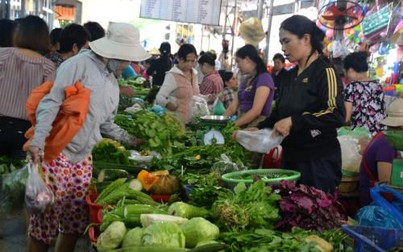Giá rau xanh đồng loạt tăng tại chợ