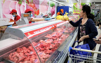 Giá thịt heo tăng mạnh tại siêu thị