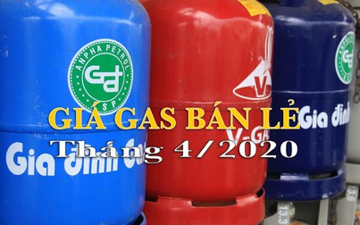 Giá gas giảm sốc từ ngày 1/4/2020: Bình 12kg chưa tới 280.000 đồng