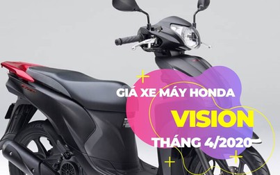 Giá xe máy Honda Vision tháng 4/2020: Cao nhất 32 triệu đồng