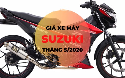Giá xe máy Suzuki tháng 5/2020: Raider R150 vẫn hot trong tầm 49 triệu