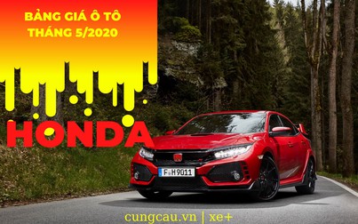 Giá ô tô Honda tháng 5/2020: CR-V giữ giá từ 939 triệu đồng