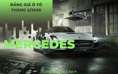 Giá ô tô Mercedes tháng 5/2020: A200 rẻ nhất với 1,339 tỷ đồng