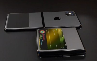 Ngắm thiết kế iPhone 12 Flip trong mơ với màn hình gập, 4 camera sau