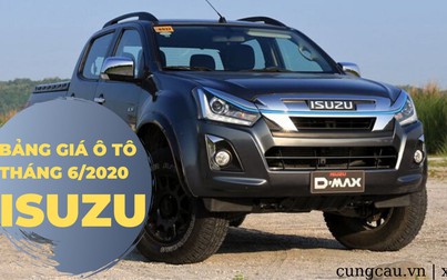Giá ô tô Isuzu tháng 6/2020: Khuyến mãi quà tặng cho D-max