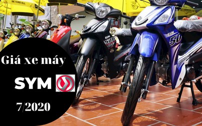 Giá xe máy SYM tháng 7/2020: Fancy ổn định ở mức 39 triệu đồng