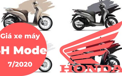 Giá xe máy Honda SH Mode tháng 7/2020: Đại lý TP.HCM tăng, ở Hà Nội giảm nhẹ