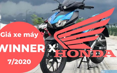 Giá xe máy Honda Winner X tháng 7/2020: Từ 45,5 - 49,9 triệu đồng tùy phiên bản