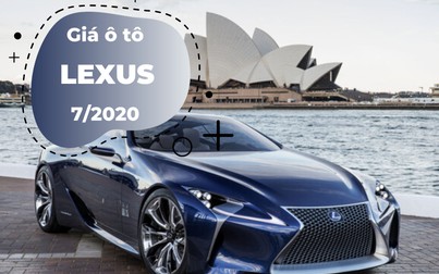 Giá ô tô Lexus tháng 7/2020: LS 500h đắt nhất với giá hơn 7,7 tỷ đồng