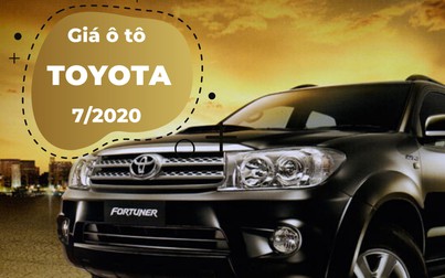 Giá ô tô Toyota tháng 7/2020: Vios, Altis, Hilux tiếp tục được điều chỉnh giảm