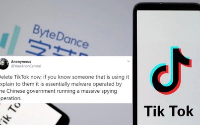 Nhóm hacker Anonymous cảnh báo: 'Hãy xóa TikTok ngay lập tức'