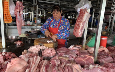 Giá thịt heo mảnh tại các chợ vẫn giữ mức cao