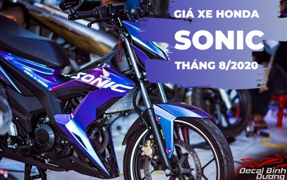 Giá xe máy Honda Sonic 150R tháng 8/2020: Giảm đến 4 triệu đồng tại đại lý