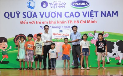 Quỹ sữa vươn cao Việt Nam và Vinamilk đã đến TP.HCM