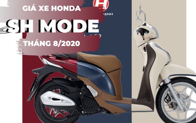 Giá xe máy Honda SH Mode tháng 8/2020: Tiếp tục tăng tại đại lý