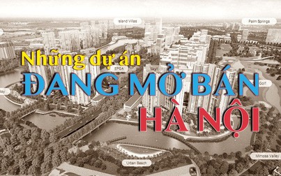 Top 30 dự án bất động sản đang mở bán tại Hà Nội