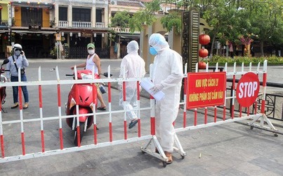 Quảng Nam phong tỏa khu vực có nguy cơ cao lây nhiễm COVID-19