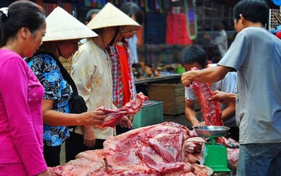 Giá thịt heo ở các chợ dân sinh vẫn duy trì ở mức cao