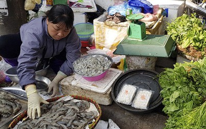 Giá rau xanh và hải sản tại chợ giữ mức ổn định giữa lúc thịt heo giảm sâu