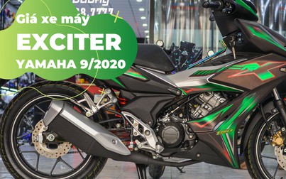 Giá xe máy Yamaha Exciter tháng 9/2020: Thấp hơn từ 5,2 - 6,7 triệu đồng so với tháng trước