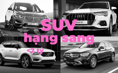Top 5 SUV hạng sang tầm dưới 2 tỷ đáng mua tại Việt Nam