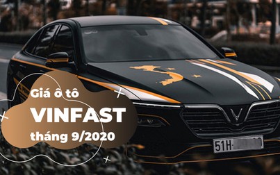 Bảng giá ô tô VinFast mới nhất tháng 9/2020
