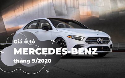 Bảng giá ô tô Mercedes mới nhất tháng 9/2020