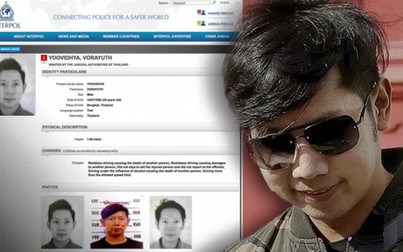 Thiếu gia nhà Red Bull Thái Lan bị Interpol truy nã