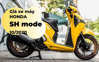 Giá xe máy Honda SH Mode tháng 10/2020: Giảm giá đồng loạt